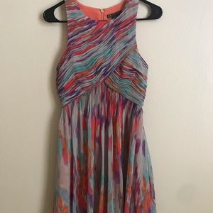 A|X Sleeveless Watercolor Dress